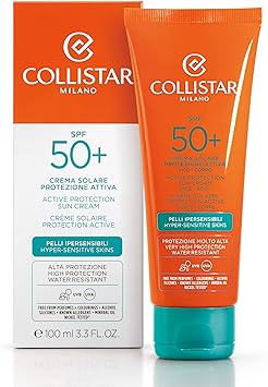 Collistar Sun Cream SPF 50 Sensitive 100ml - Image 1