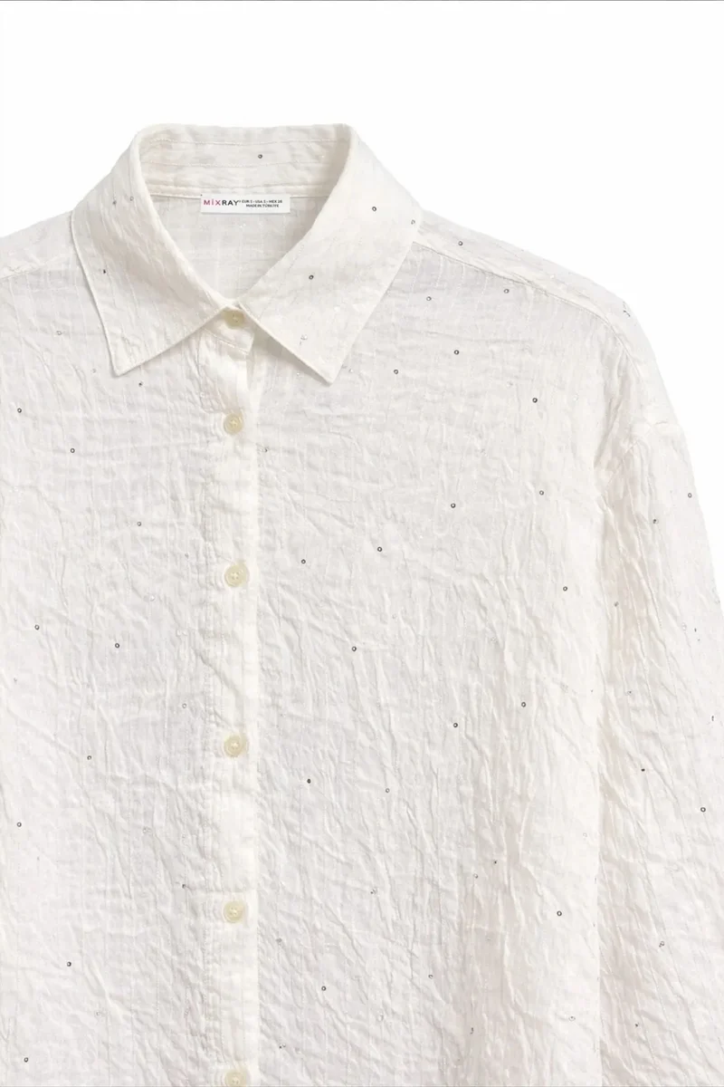 Mixray MIXRAY Women's Cotton-Blend Shirt