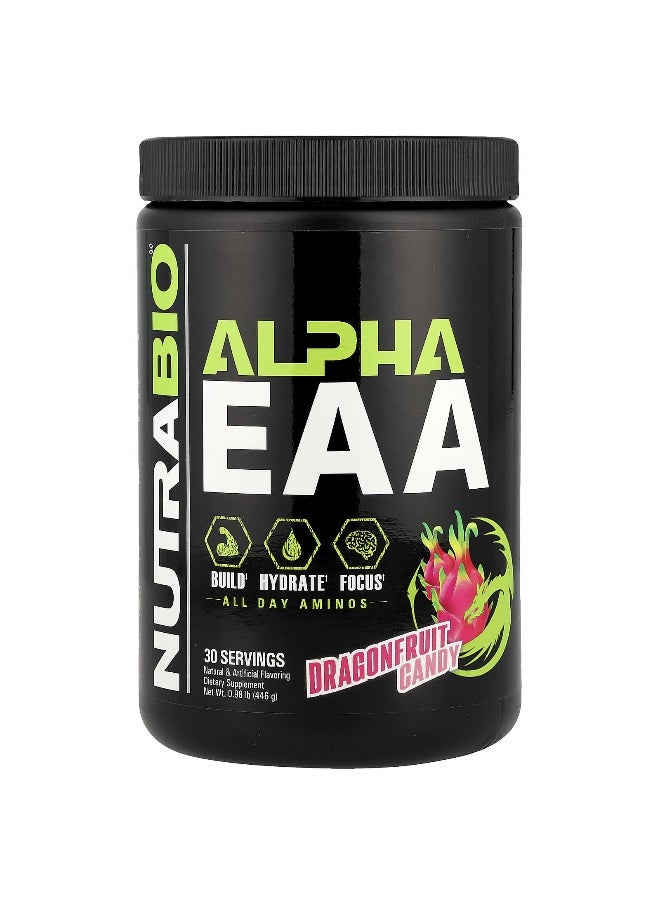 NutraBio NutraBio, Alpha EAA, Dragonfruit Candy, 0.98 lb (446 g)  - Image 1
