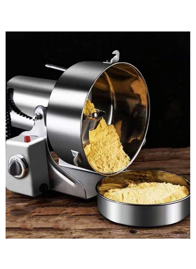 LETWOO - LETWOO 1000g Electric Grain Grinder Spice Grain Mill Stainless Steel 20s 3000 Power High Speedy Grinding with Overload Protection& 5min Timer Mill for Dry Spice Herbs/Nut/Coffee/ Rice - Image 1