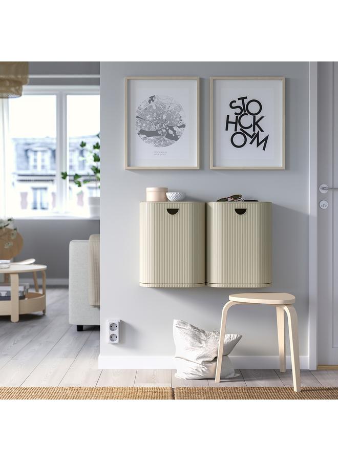 Zaboon Bin with lid, grey-beige, 21 l - Image 5