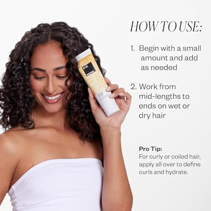 IGK Mistress Hydrating Hair Balm + Mixed Feelings Leave-In Blonde Toning Drops | Tone Brassy Hair, Nourish, + Fight Frizz | 5 oz + 1 oz - Image 3
