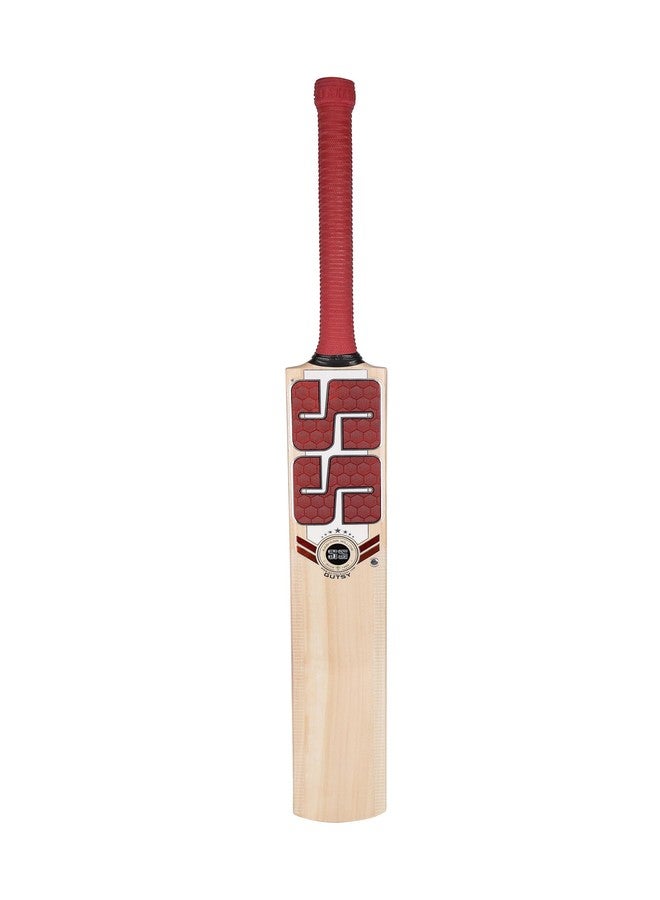 SS Gutsy Size-3 KW Bat, 800 Grams, Lightweight for Juniors, Durable Willow for Tennis Ball, Strong Grip, Shock Absorption, Best for Cricket Practice - Image 2