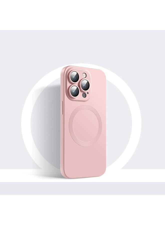 اس-توب جراب لهاتف iPhone 14 Plus من السيليكون السائل MagSafe من CD Texture - Image 1