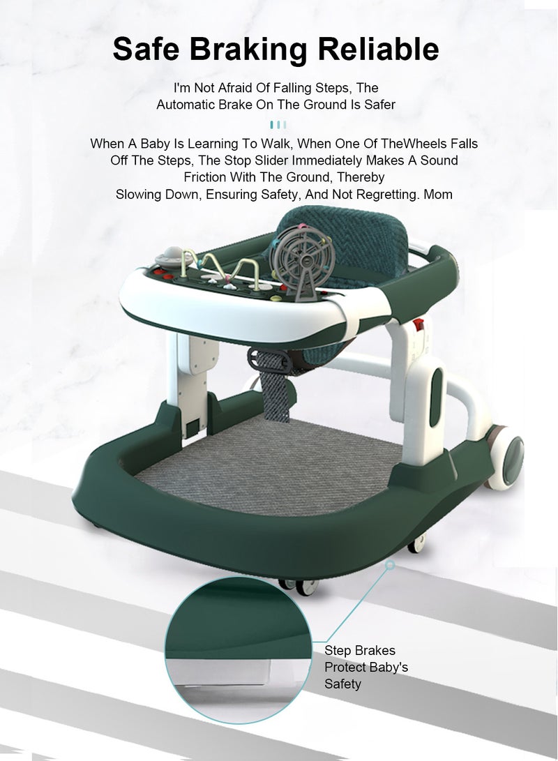 MaBaby Baby Stroller with O-Shaped Legs, Multifunctional Anti Fall and Anti Rollover Function, Suitable for Girls and Boys to Assist in Walking and Sit on a Handcart - Image 2