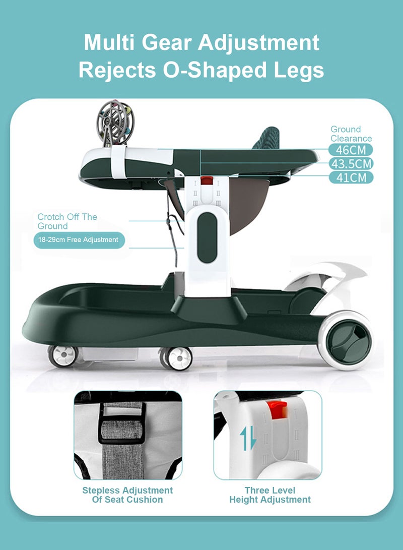 MaBaby Baby Stroller with O-Shaped Legs, Multifunctional Anti Fall and Anti Rollover Function, Suitable for Girls and Boys to Assist in Walking and Sit on a Handcart - Image 3