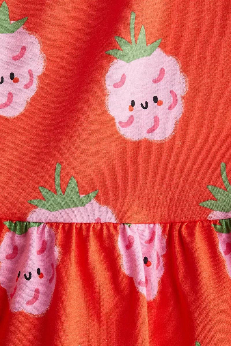 H&M Flutter-sleeved cotton dress