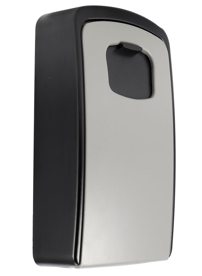 Household Zinc Alloy Key Storage Box Password Codes Box for Home Factory Company OfficeGray 14.5x10.5x5.5cm - Image 2