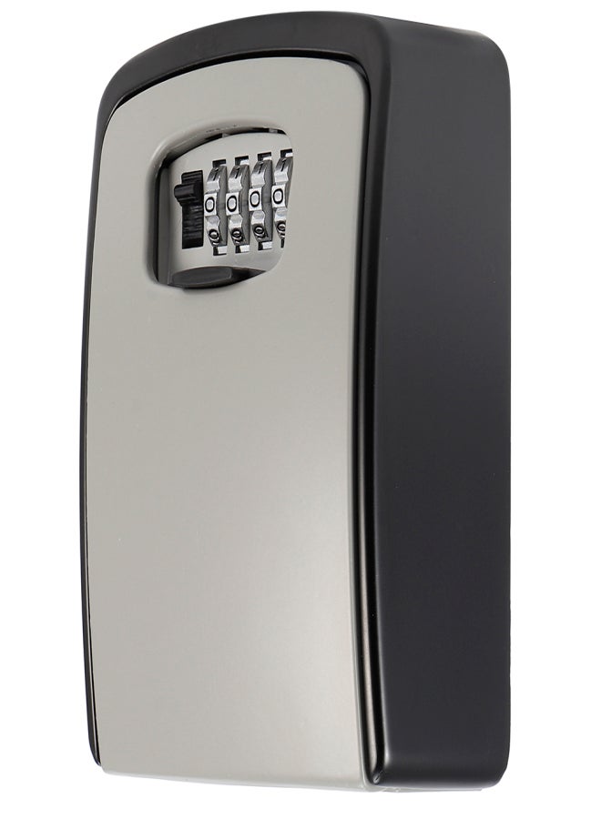 Household Zinc Alloy Key Storage Box Password Codes Box for Home Factory Company OfficeGray 14.5x10.5x5.5cm - Image 4