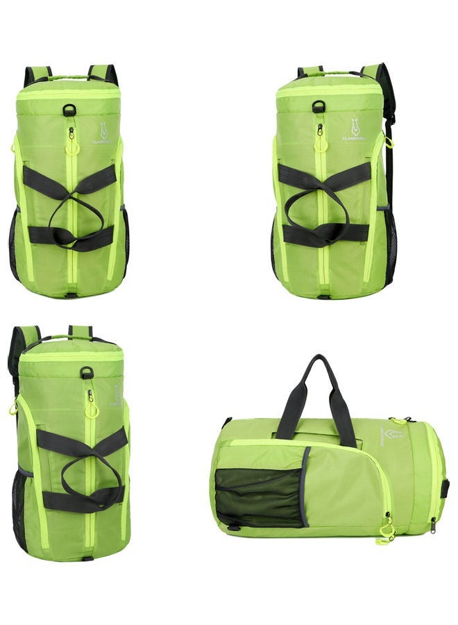 NIBEMINENT Lightweight Packable Gym Sports Duffel Bag Outdoor Camping Hiking Travel Foldable Backpack Shoulder Handbag 26*3*26cm - Image 2