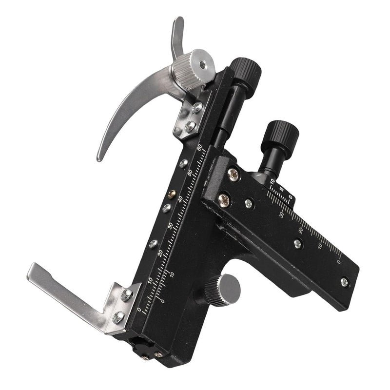Zetiling Microscope Moveable Stage,Attachable Caliper Vernier with Scale Microscope Attachable Mechanical Stage X-Y High-Precision Vernier Biological - Image 3
