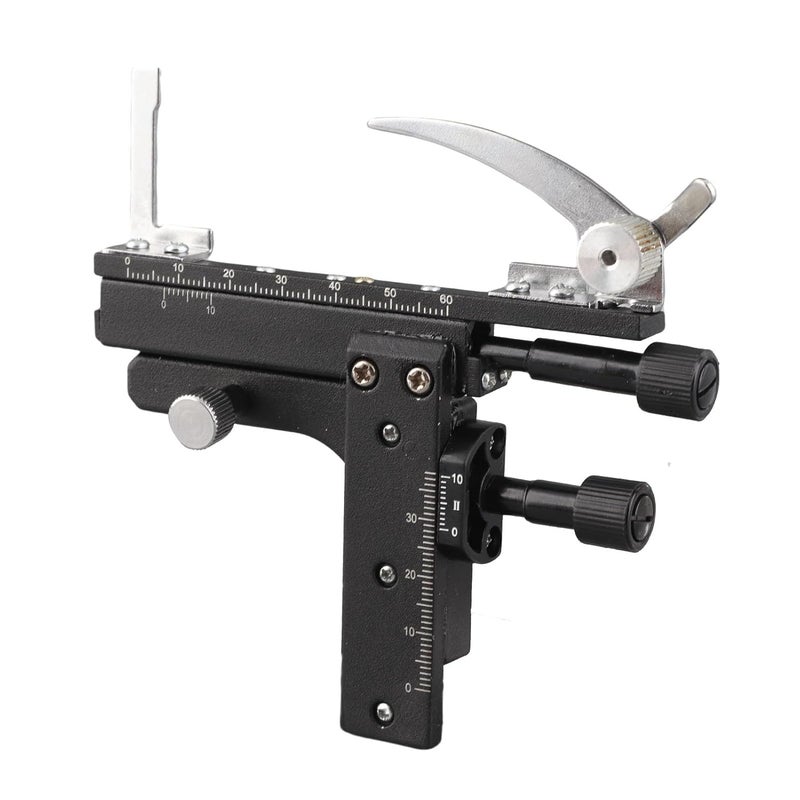 Zetiling Microscope Moveable Stage,Attachable Caliper Vernier with Scale Microscope Attachable Mechanical Stage X-Y High-Precision Vernier Biological - Image 5