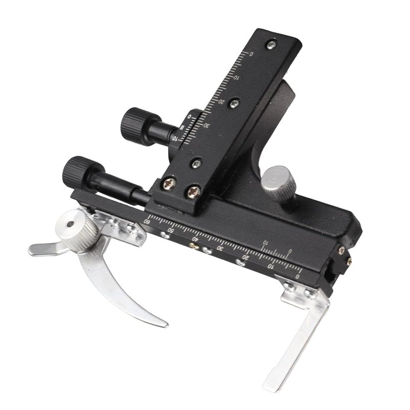 Zetiling Microscope Moveable Stage,Attachable Caliper Vernier with Scale Microscope Attachable Mechanical Stage X-Y High-Precision Vernier Biological - Image 4