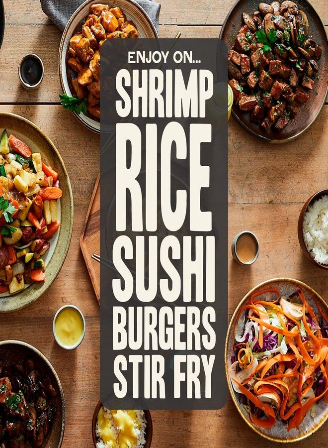 Gojo Japanese Sauce Variety Pack - 3 Pack I 1x Thick Teriyaki Glaze (12oz), 1x Vibrant Miso Ginger Dressing (12oz) & 1x Tangy Yellow Hibachi Sauce (12oz), Create Quick & Easy Asian Food Dishes at Home - Image 5