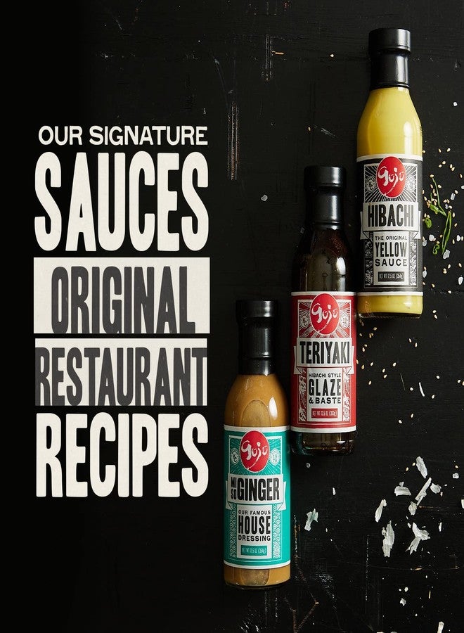 Gojo Japanese Sauce Variety Pack - 3 Pack I 1x Thick Teriyaki Glaze (12oz), 1x Vibrant Miso Ginger Dressing (12oz) & 1x Tangy Yellow Hibachi Sauce (12oz), Create Quick & Easy Asian Food Dishes at Home - Image 2