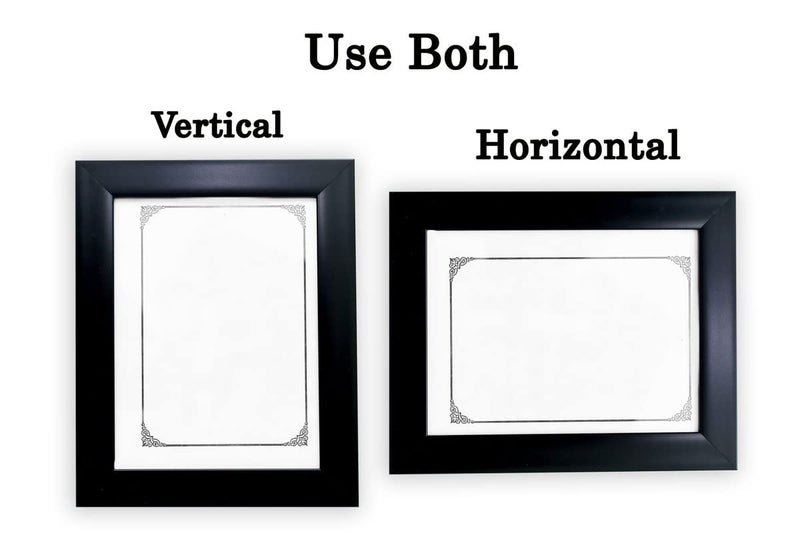 EArt EArt Synthetic Wood Table Top Wall Hanging Photo Frame 10x14 Inch Plain Black  - Image 3