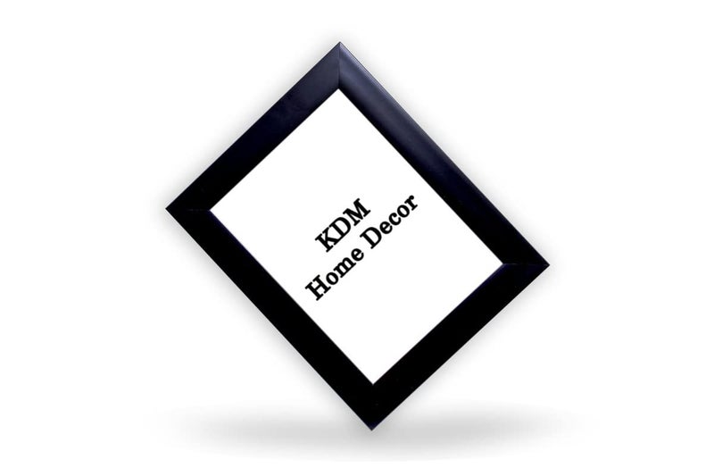 EArt EArt Synthetic Wood Table Top Wall Hanging Photo Frame 10x14 Inch Plain Black  - Image 5