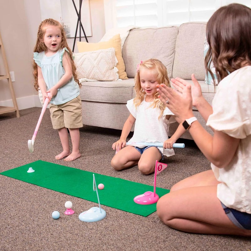 Hapinest Toddler Girl Golf Set, Pink - Image 5