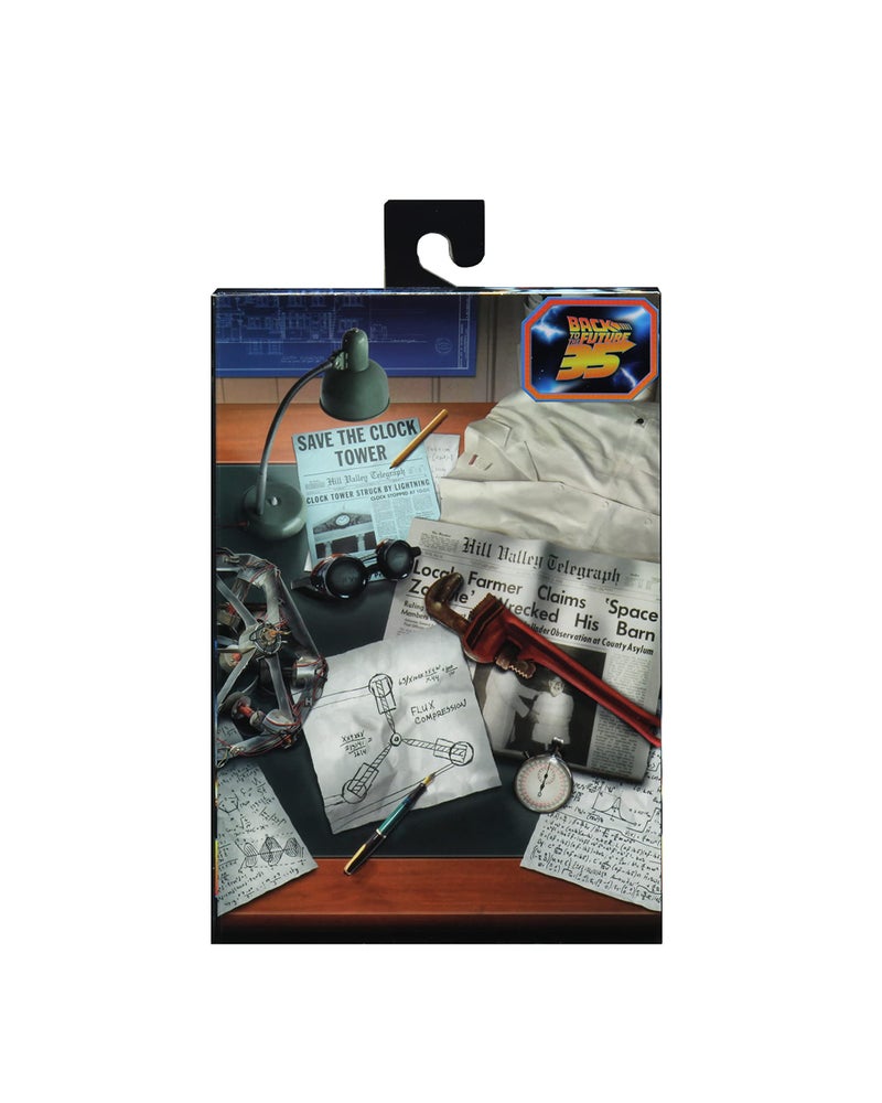 NECA عودة إلى المستقبل - دكتور براون النهائي - تمثال عمل 7 إنش - NECA - Image 2