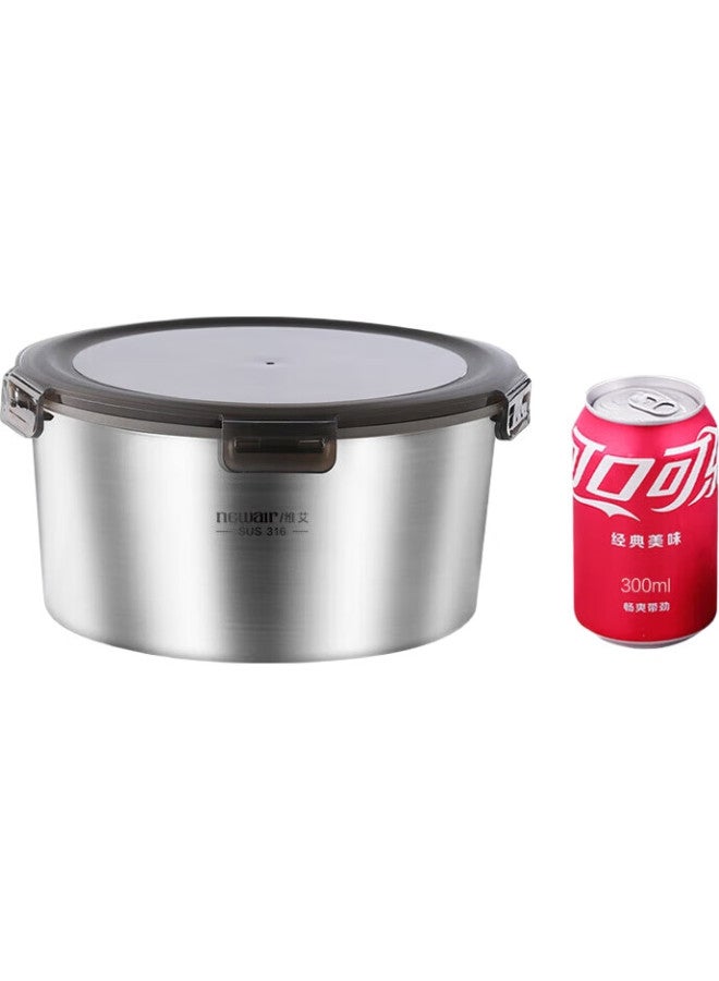 Newair Food Storage Container, 316 Stainless Steel, Food-Grade Lunch Box, Refrigerator Container, Sealed Bowl, Household Fruit Box, Bento Box - Image 3