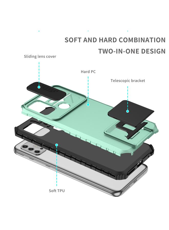 اس-توب جراب لهاتف Motorola Moto G30 / G10، جراب هاتف مجسم مزود بحامل منزلق وكاميرا - Image 2