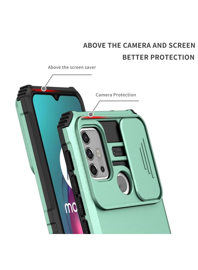 اس-توب جراب لهاتف Motorola Moto G30 / G10، جراب هاتف مجسم مزود بحامل منزلق وكاميرا - Image 3