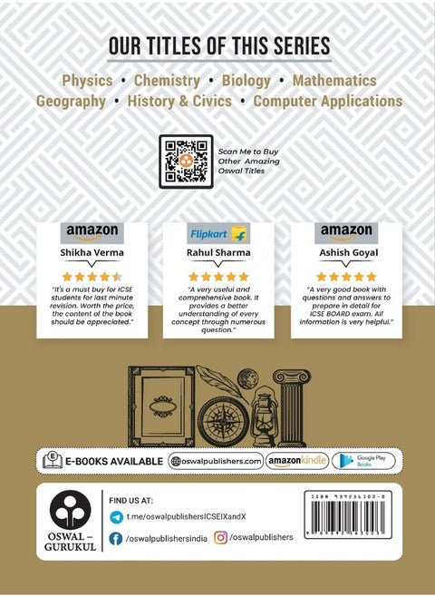 Oswal - Gurukul History & Civics Most Likely Question Bank: ICSE Class 9 For 2023 Exam