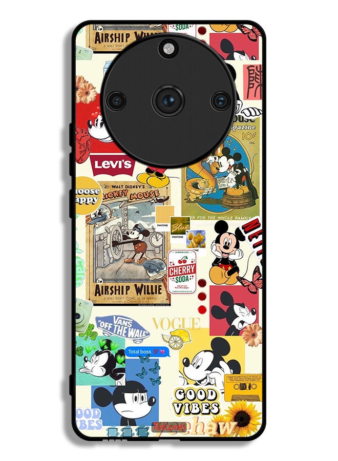 Tolwak Realme 11 Pro Plus Protective Case Cover Chose Happy And Stickers  - Image 1