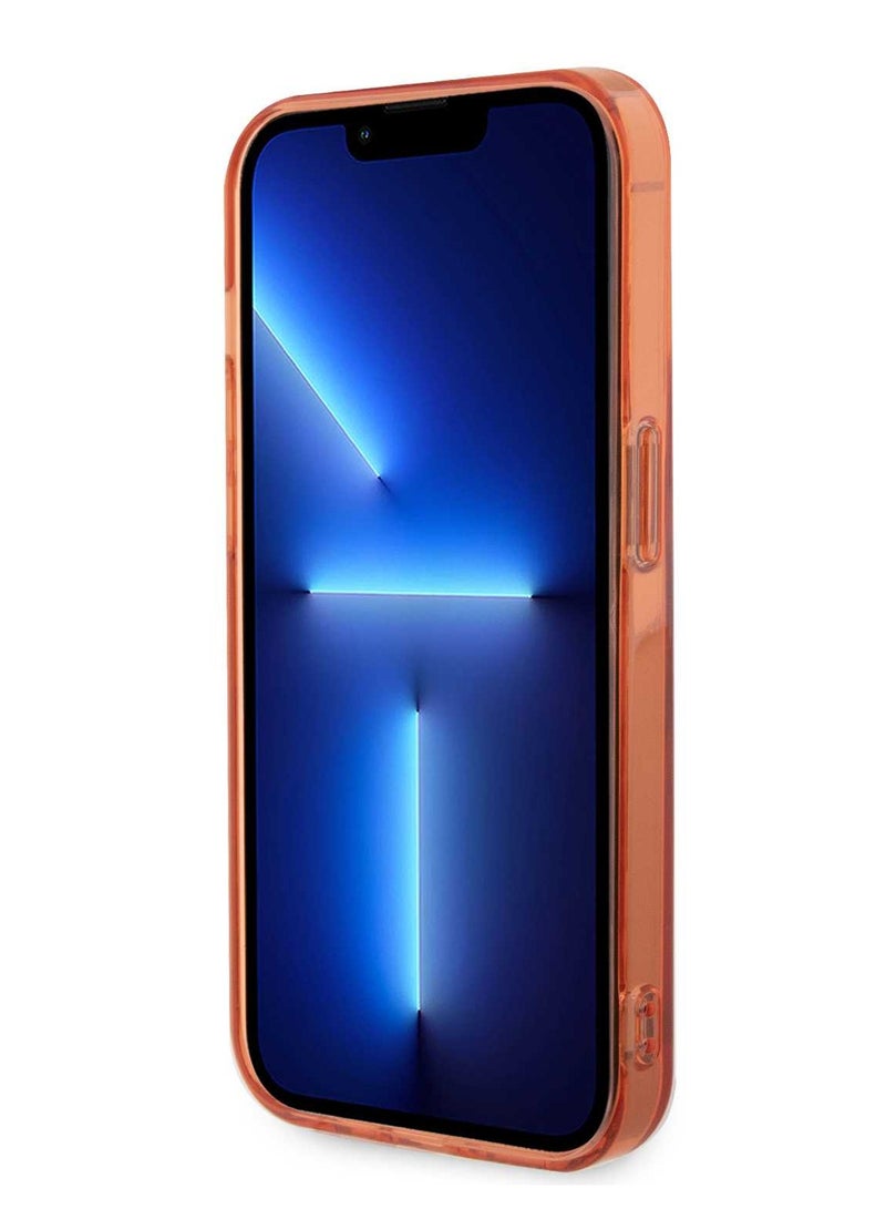 AMG Magsafe Transparent Case for iPhone 15 Pro -Orange - Image 3