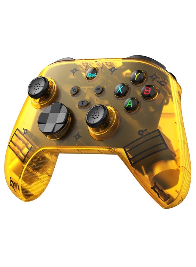 BSP Classic Transparent Gamepad BSP G6 Wireless Game Controller for Switch / PC / iOS / Android with 2.4G Receiver, Holder, Hall Joystick/Hall trigger, TURBO Continuous Transmission, Asymmetric Double Vibration Motor, 6-Axis Gyroscope, Programmable Back Buttons, Anti Slip Texture - Image 2