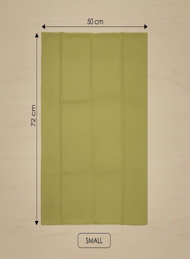 BabyMoo Changeable Dry Sheet I Water-Resistant Bed Protector Sheet I Baby Water Proof Dry Sheet (2, Pink, Olive Green, Small) - Image 5