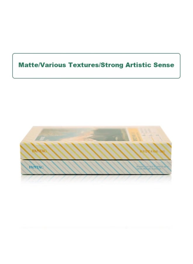 Fantac Etching Illustration Art Paper A3 Hand-Painted Realistic Photo Paper 210G Color Inkjet Printing Photo Paper 20 Sheets Pack 9895-695 - Image 3