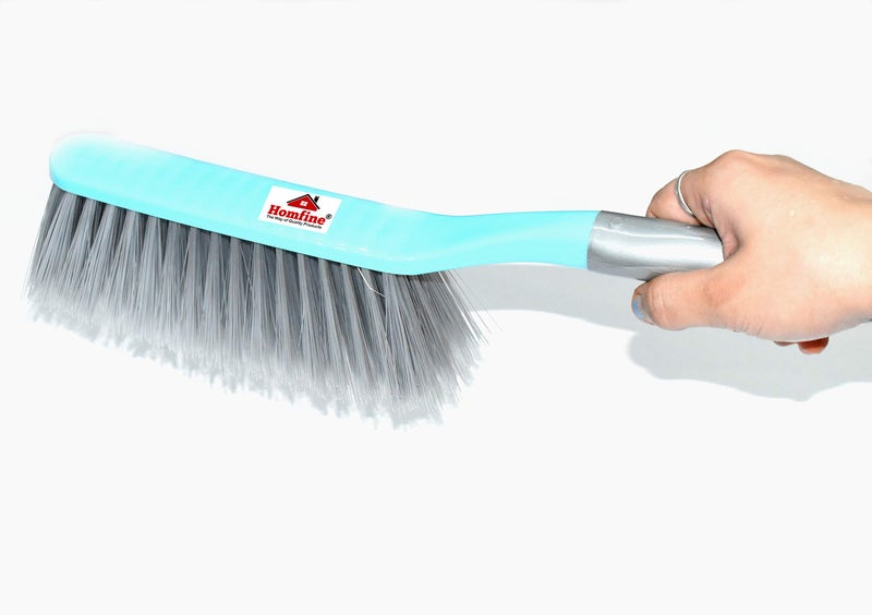 Homfine Carpet Cleaning Handy Brush with Semi Hard Flexible Bristles for Cleaning/Dusting Carpet, Car Seat, Curtains, Mats and Household Upholstery (Aqua Green) - Image 5