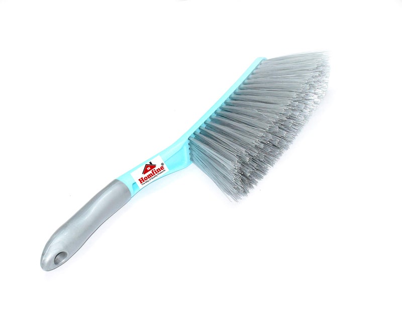 Homfine Carpet Cleaning Handy Brush with Semi Hard Flexible Bristles for Cleaning/Dusting Carpet, Car Seat, Curtains, Mats and Household Upholstery (Aqua Green) - Image 4
