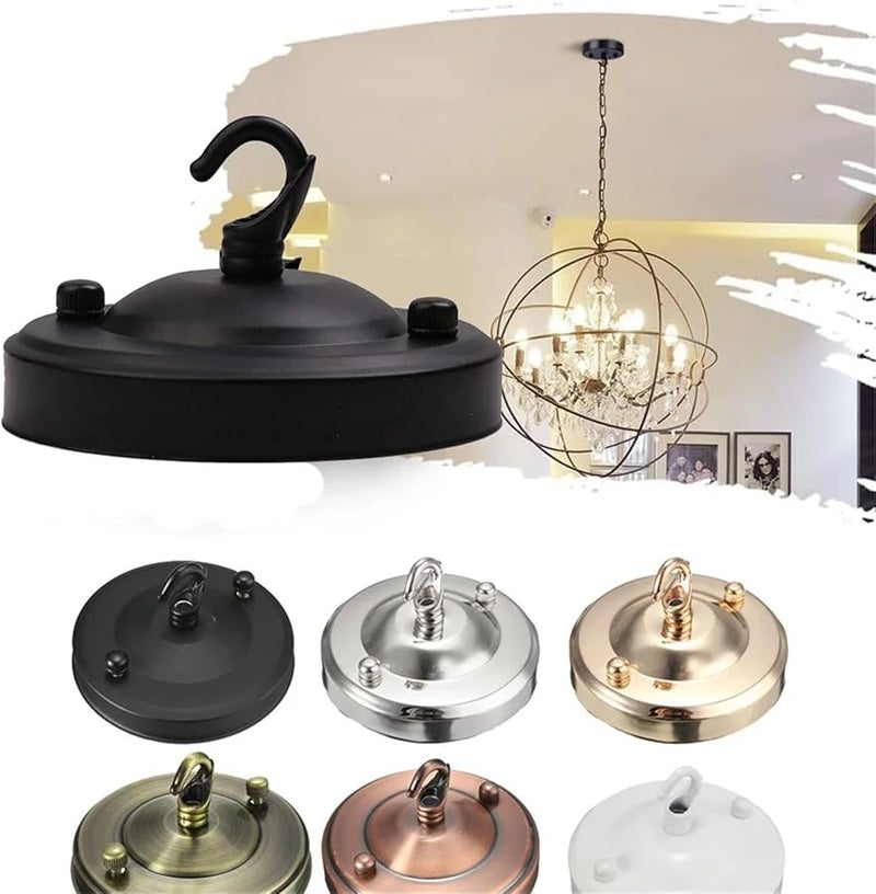 حامل خطاف السقف من الكروم لتثبيت النباتات المعلقة والأضواء والثريا الصناعية - Image 5