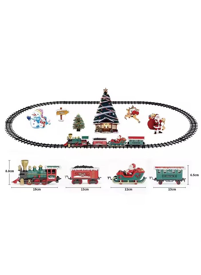 MUMS PLANET "Luxury Super Electric Train Set with Realistic Smoke and Train Sound Effects, includes Multiple Tracks for Diverse Layouts and Immersive Play Experience for Kids Aged 3 Years and Above."Children's games - train games - action games  - Image 3