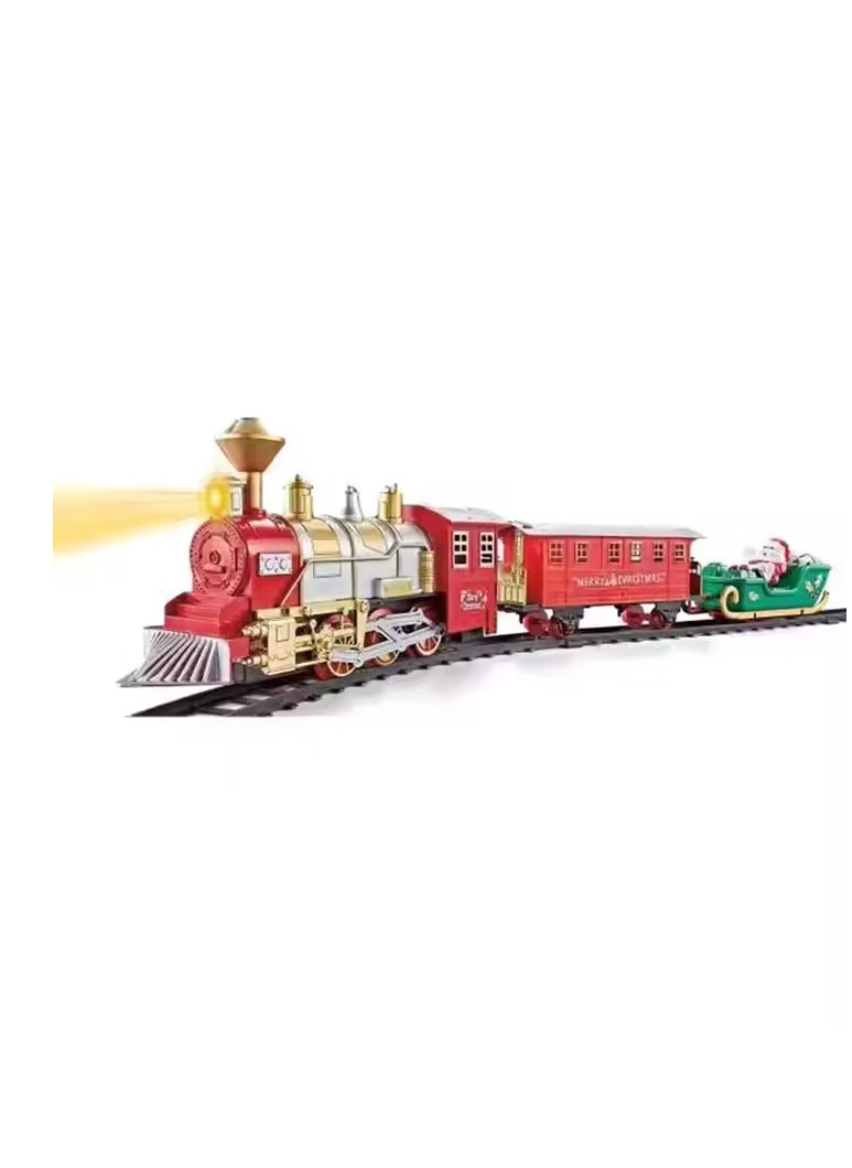 MUMS PLANET "Luxury Super Electric Train Set with Realistic Smoke and Train Sound Effects, includes Multiple Tracks for Diverse Layouts and Immersive Play Experience for Kids Aged 3 Years and Above."Children's games - train games - action games  - Image 2