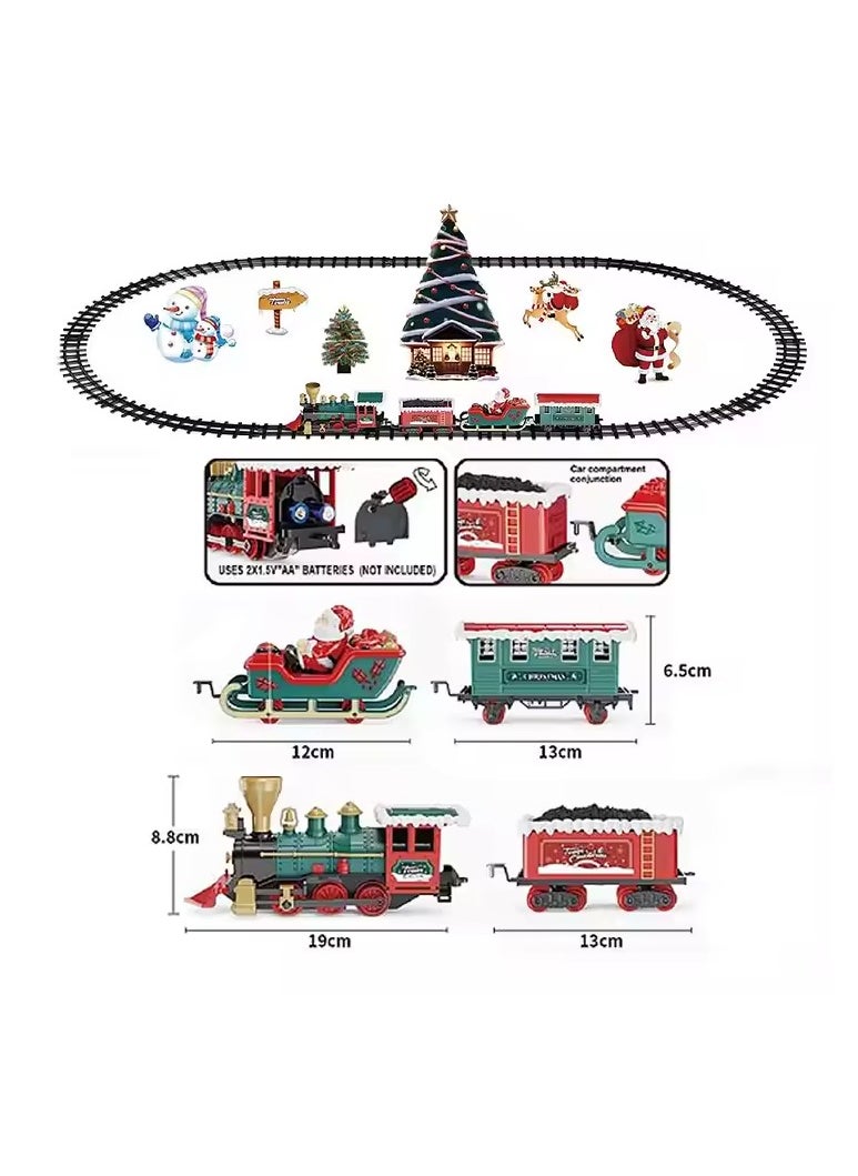 MUMS PLANET "Luxury Super Electric Train Set with Realistic Smoke and Train Sound Effects, includes Multiple Tracks for Diverse Layouts and Immersive Play Experience for Kids Aged 3 Years and Above."Children's games - train games - action games  - Image 4