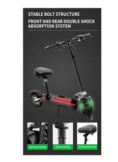 E20 Pro Max Electric Scooter - 75 km/h | 1500W 48V 13Ah | Foldable | Off-Road 10” Tires | Aluminum Body | Free Helmet, Reflective Vest & Safety Lock - pzsku/Z8D7E57B16A9AF649CEFFZ/45/_/1739370631/68959f0d-d43c-4837-9881-43b18ef2c9ec