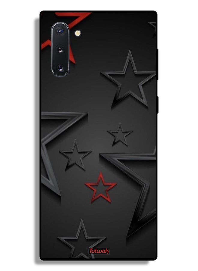 Tolwak Samsung Galaxy Note 10 Protective Case Cover Stars Pattern - Image 2