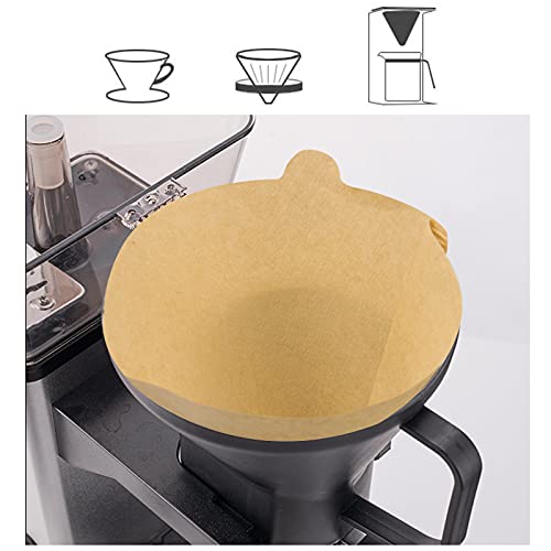 Dingkei Coffee Filter, Cone Coffee Filters 2, Pour Over Coffee Filter for v60 Coffee Dripper and Drip Coffee Maker, 1-4 Cup, 100 Count, Disposable Natural Unbleached Size 02 Coffee Filters - Image 4