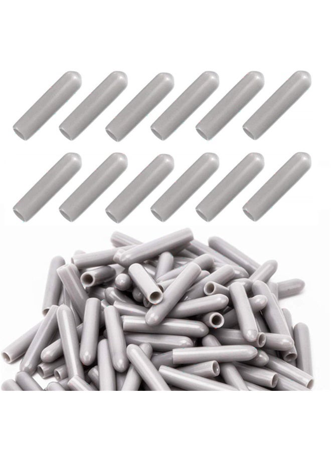 100PCS Dishwasher Rack Caps, Dishwasher Tip Cap, Prong Rack Tip Tine Repair End Covers Durable Flexible Wire Thread Protector, Gray  - Image 1