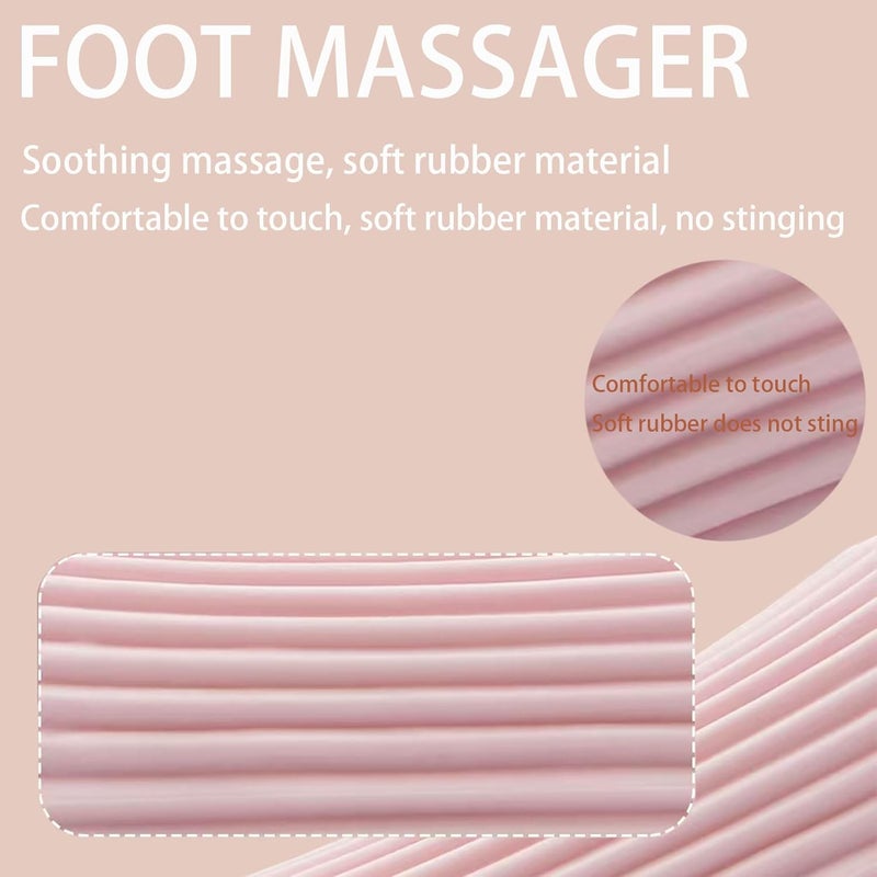 Foot Massager Product Colour Purple Muscle Relaxation After Exercise Reduce Fatigue Yoga Elastic Band Product Colour Purple high tensile Latex Resistance Band Pilates Buttock Slim Legs - Image 3