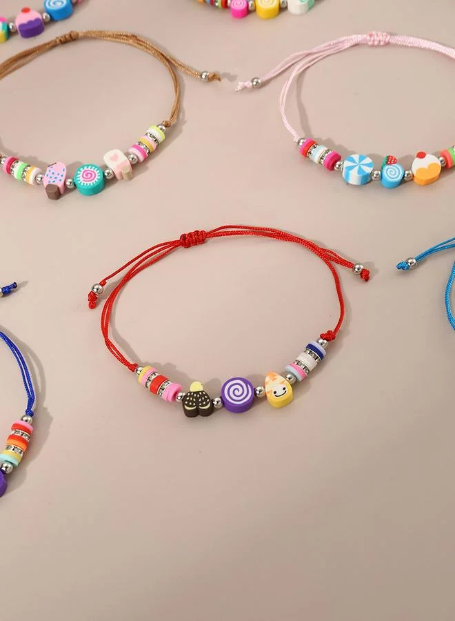 Take Two  Take Two 12pcs Dessert Theme Decor Bracelet Set for Women | Best Price UAE