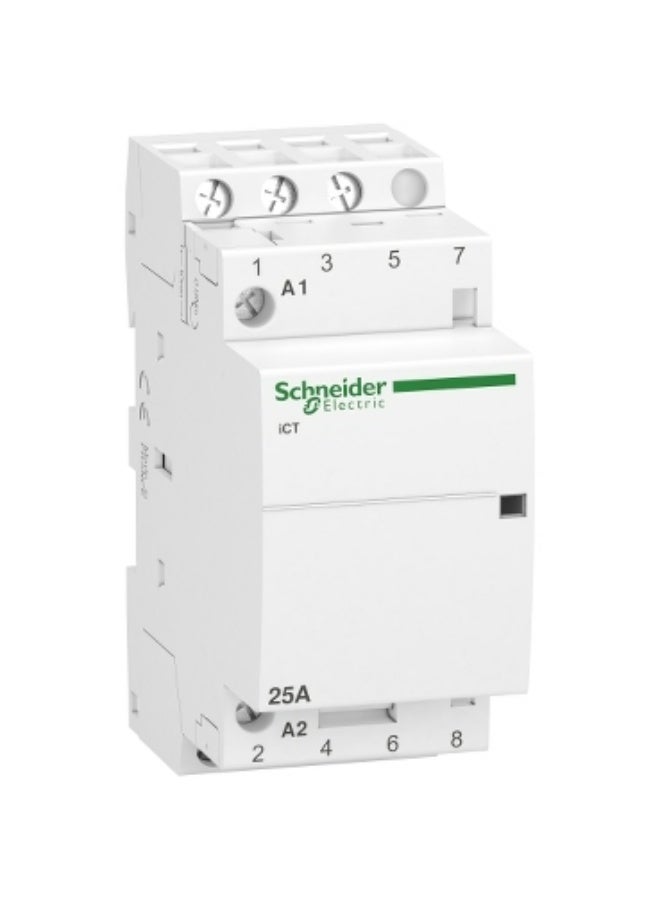Schneider Electric Silent Contactor 3P, 3NO, 25A, 220..240VAC Schneider Electric