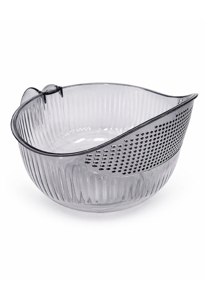 Multi-Purpose Rice Washing & Straining Bowl with Handle - Image 3