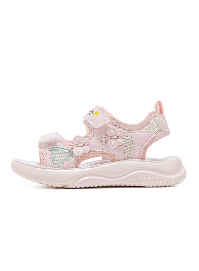 Bobdog Children's Shoes, Summer Girls' Casual Lightweight Sandals, Fashionable Princess Shoes, 105552101, Cherry Blossom Pink, Size 26 - Image 3