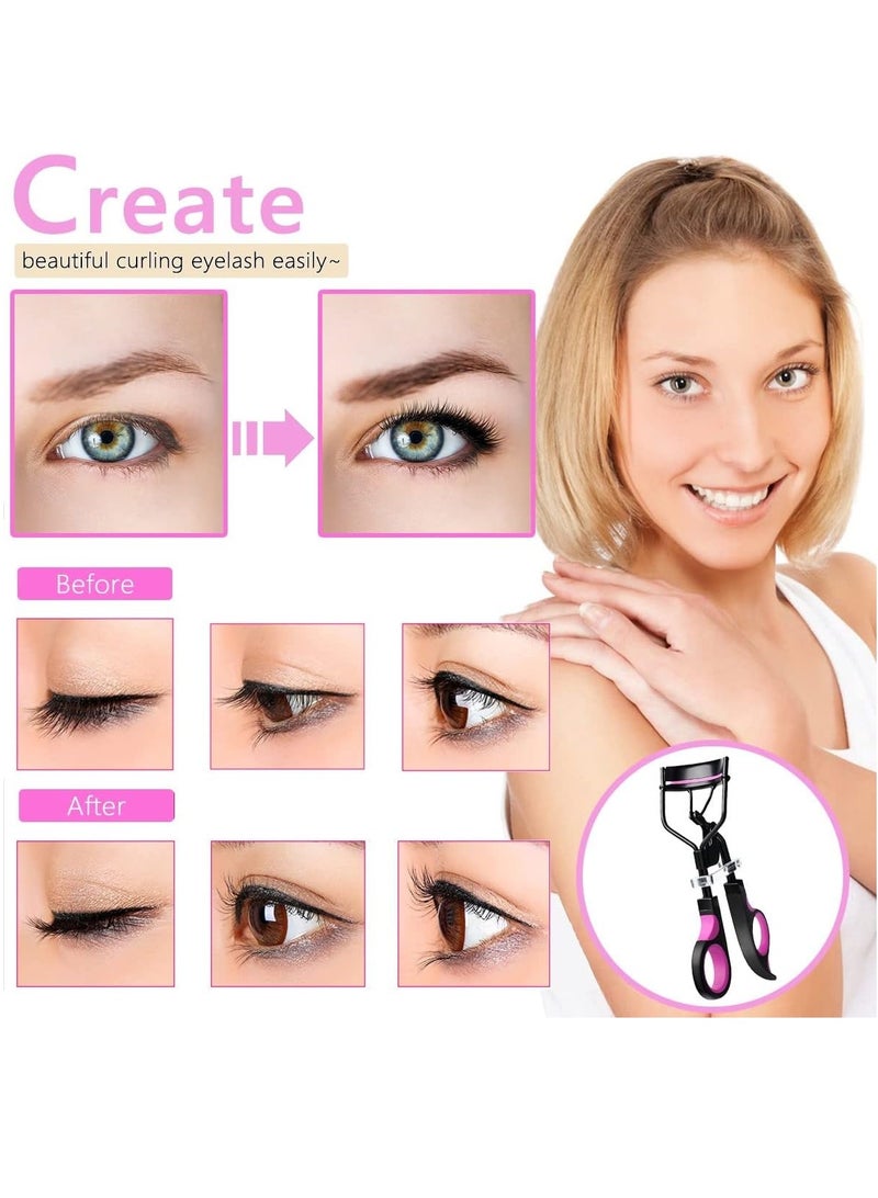 رمش تجعيد الشعر فرشاة مجموعة , مناسبة لأنّ نساء , مع رمش تجعيد الشعر إمالة الرأس مشط الرموش الرموش فرشاة الفاصل تمديد ملقط مائل الحاجب - Image 4