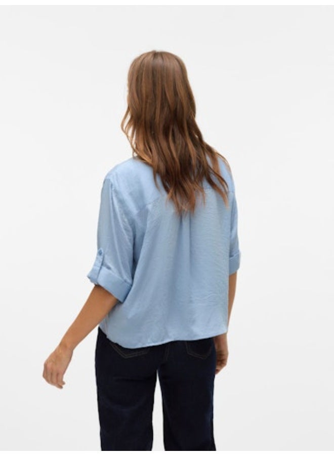 VERO MODA VERO MODA Womens Fabiana 3/4 Shirt  - Image 2