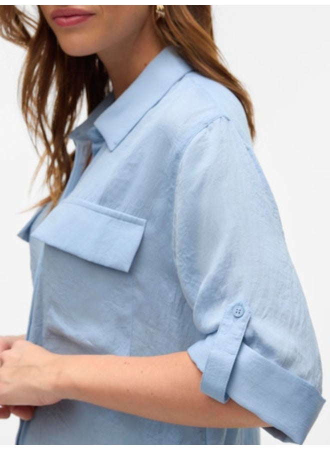 VERO MODA VERO MODA Womens Fabiana 3/4 Shirt  - Image 4